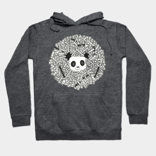 Panda and bamboo Hoodie